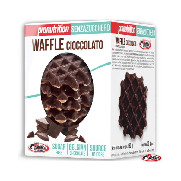 Waffle senza zuccheri cioccolato 30g (6 waffle)