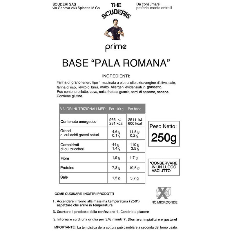 Base Pizza Pala Romana 250g