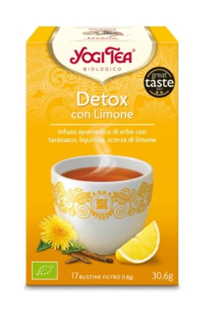 Yogi tea detox con limone