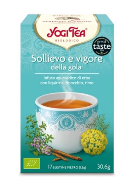 Yogi tea sollievo e vigore della gola