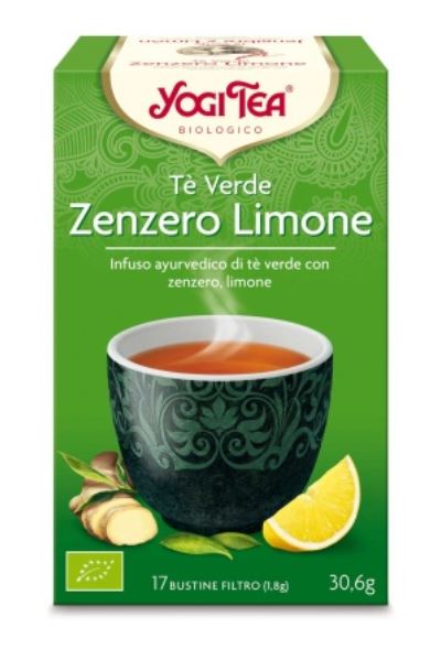 Yogi tea tè verde zenzero e limone