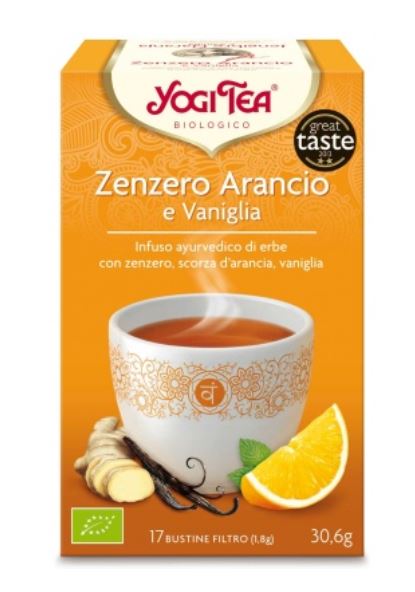 Yogi tea zenzero arancio e vaniglia